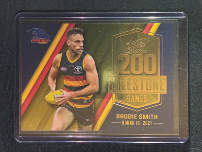 2022 Footy Stars Prestige BRODIE SMITH AFL Milestone Games 16/195