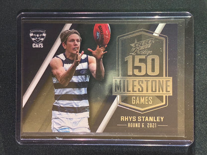 2022 Footy Stars Prestige RHYS STANLEY AFL Milestone Games 183/195