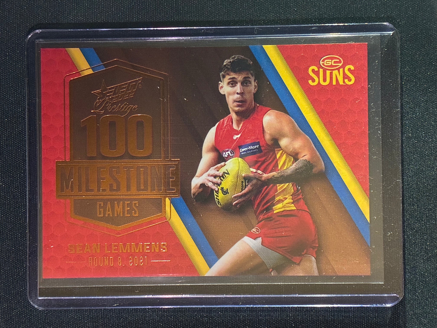 2022 Footy Stars Prestige SEAN LEMMENS AFL Milestone Games 11/195