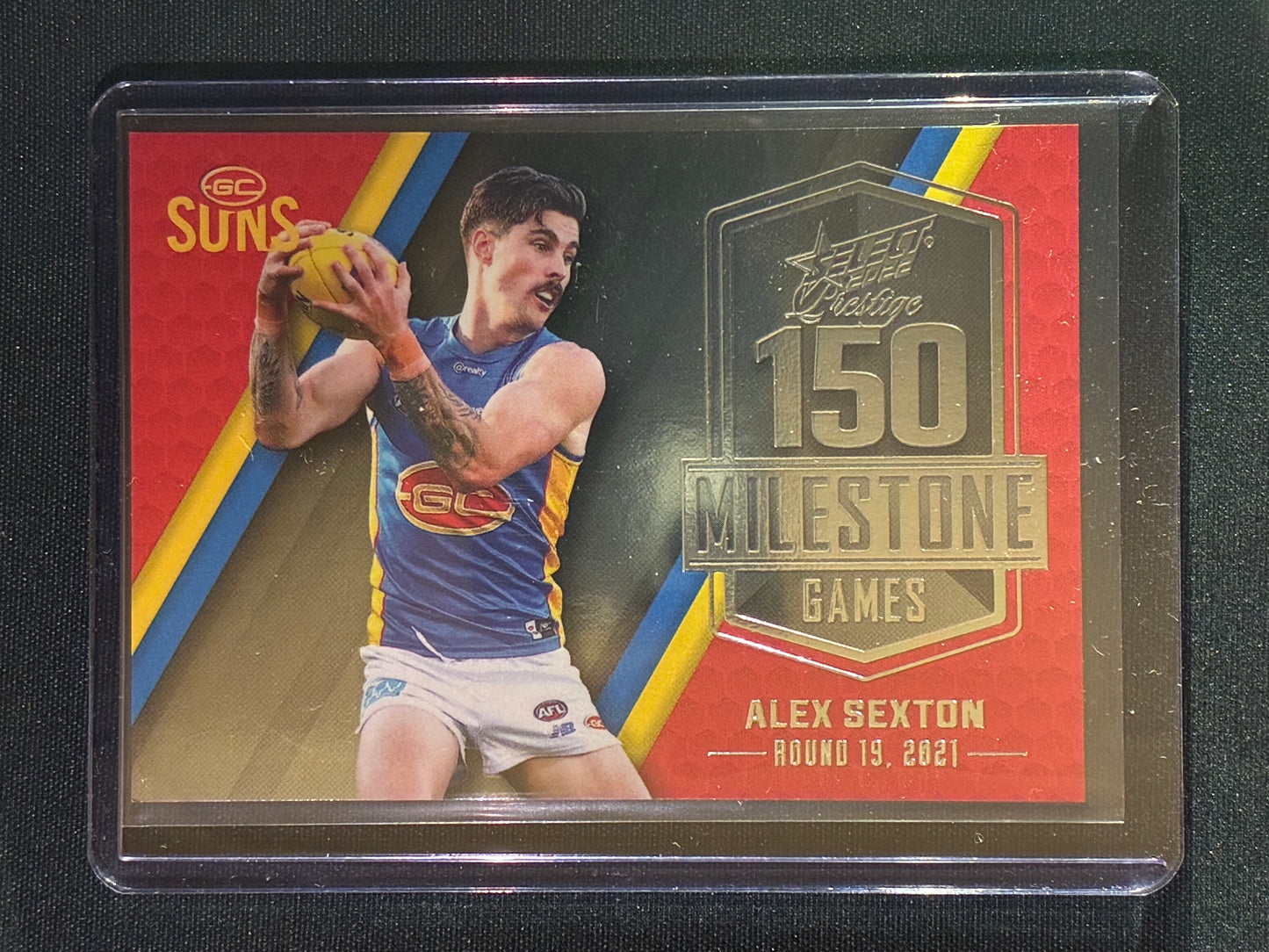 2022 Footy Stars Prestige ALEX SEXTON AFL Milestone Games 186/195
