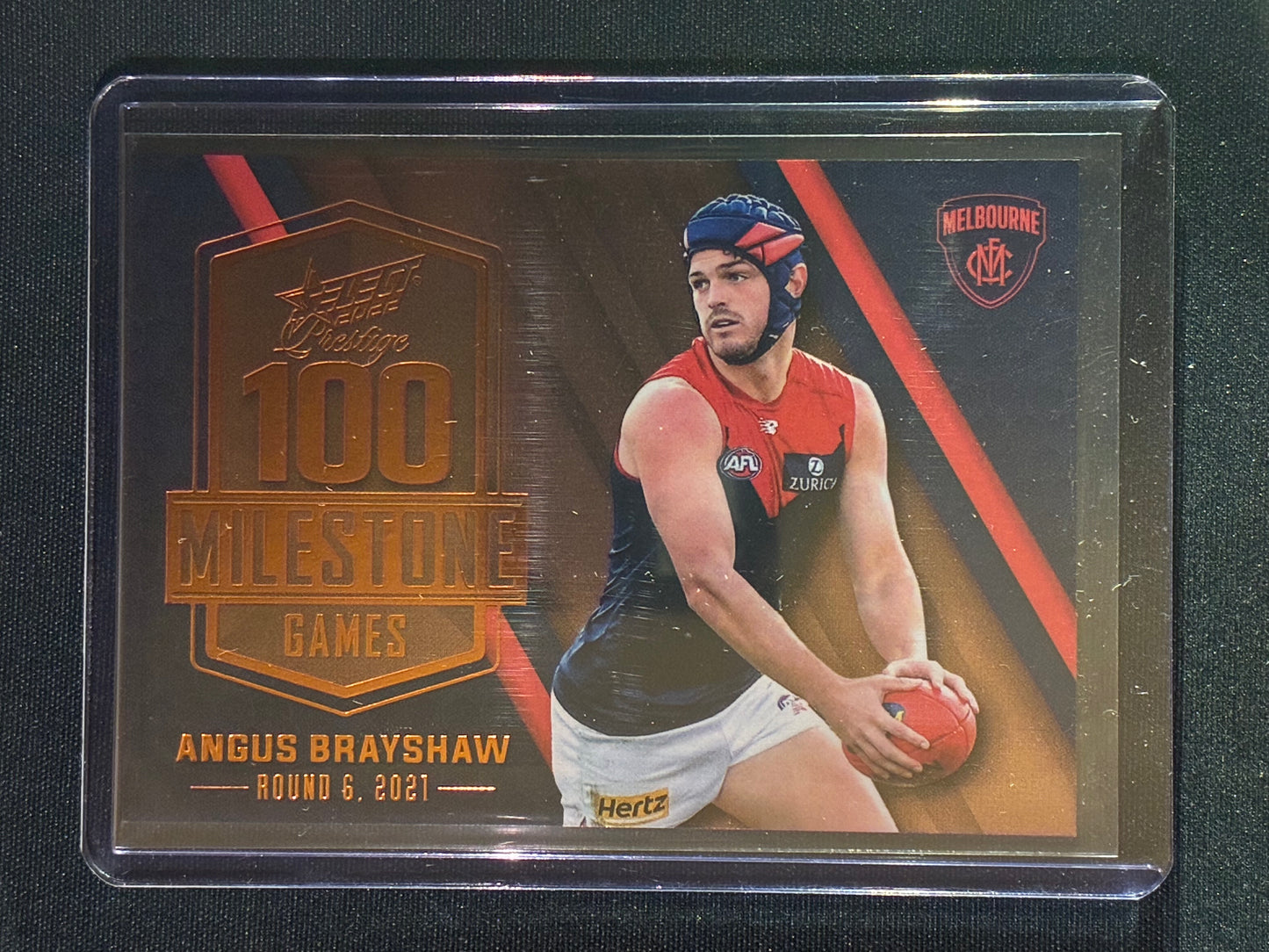 2022 Footy Stars Prestige ANGUS BRAYSHAW AFL Milestone Games 54/195