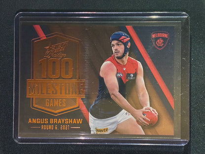 2022 Footy Stars Prestige ANGUS BRAYSHAW AFL Milestone Games 54/195