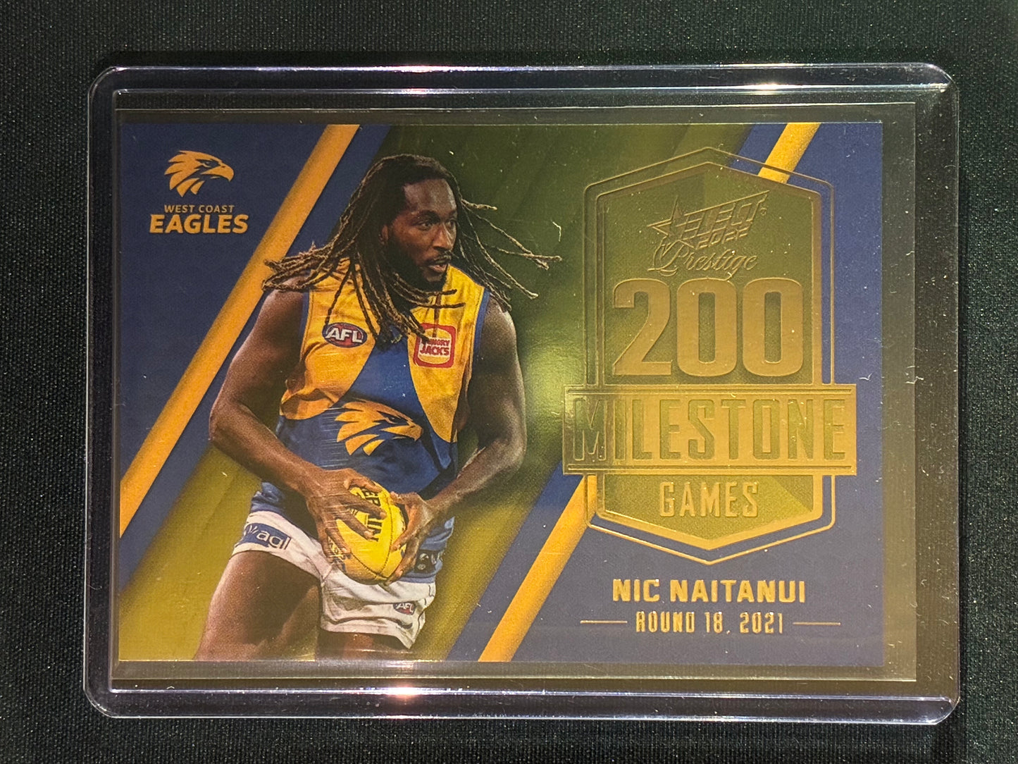 2022 Footy Stars Prestige NIC NAITANUI AFL Milestone Games 20/195