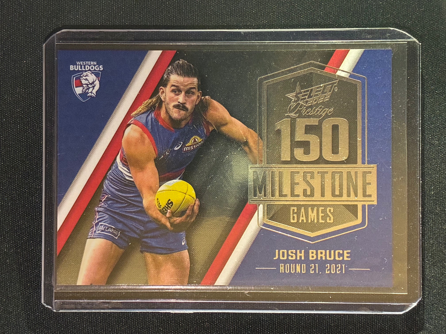 2022 Footy Stars Prestige JOSH BRUCE AFL Milestone Games 29/195