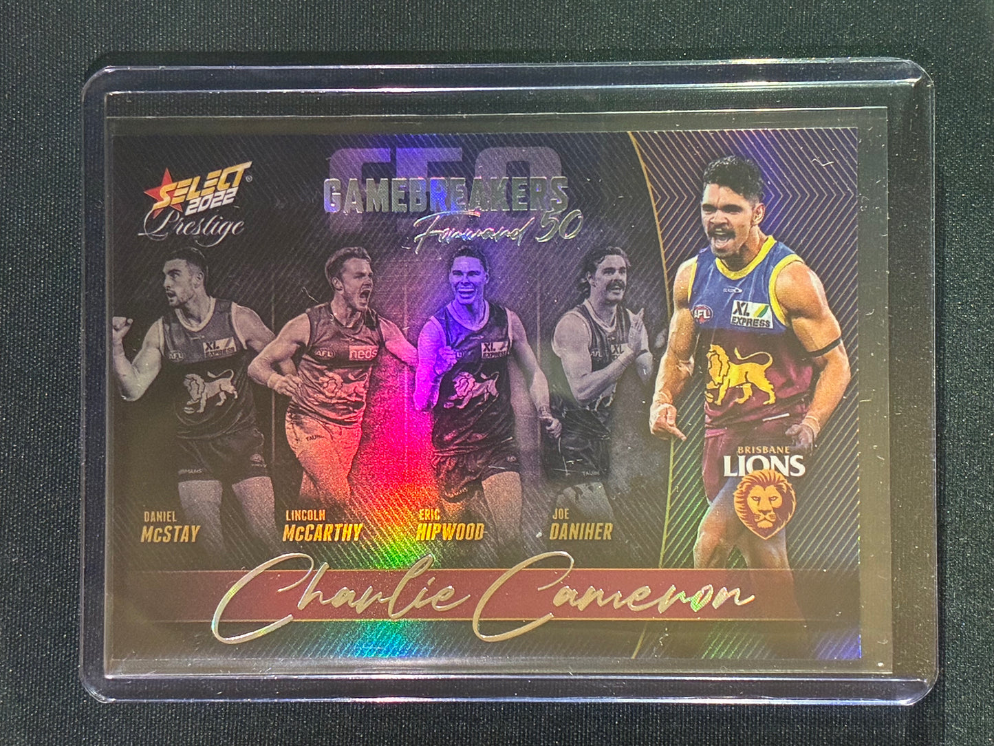 2022 Footy Stars Prestige CHARLIE CAMERON Gamebreakers Forward 50 229/750