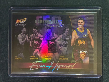 2022 Footy Stars Prestige ERIC HIPWOOD Gamebreakers Forward 50 224/750