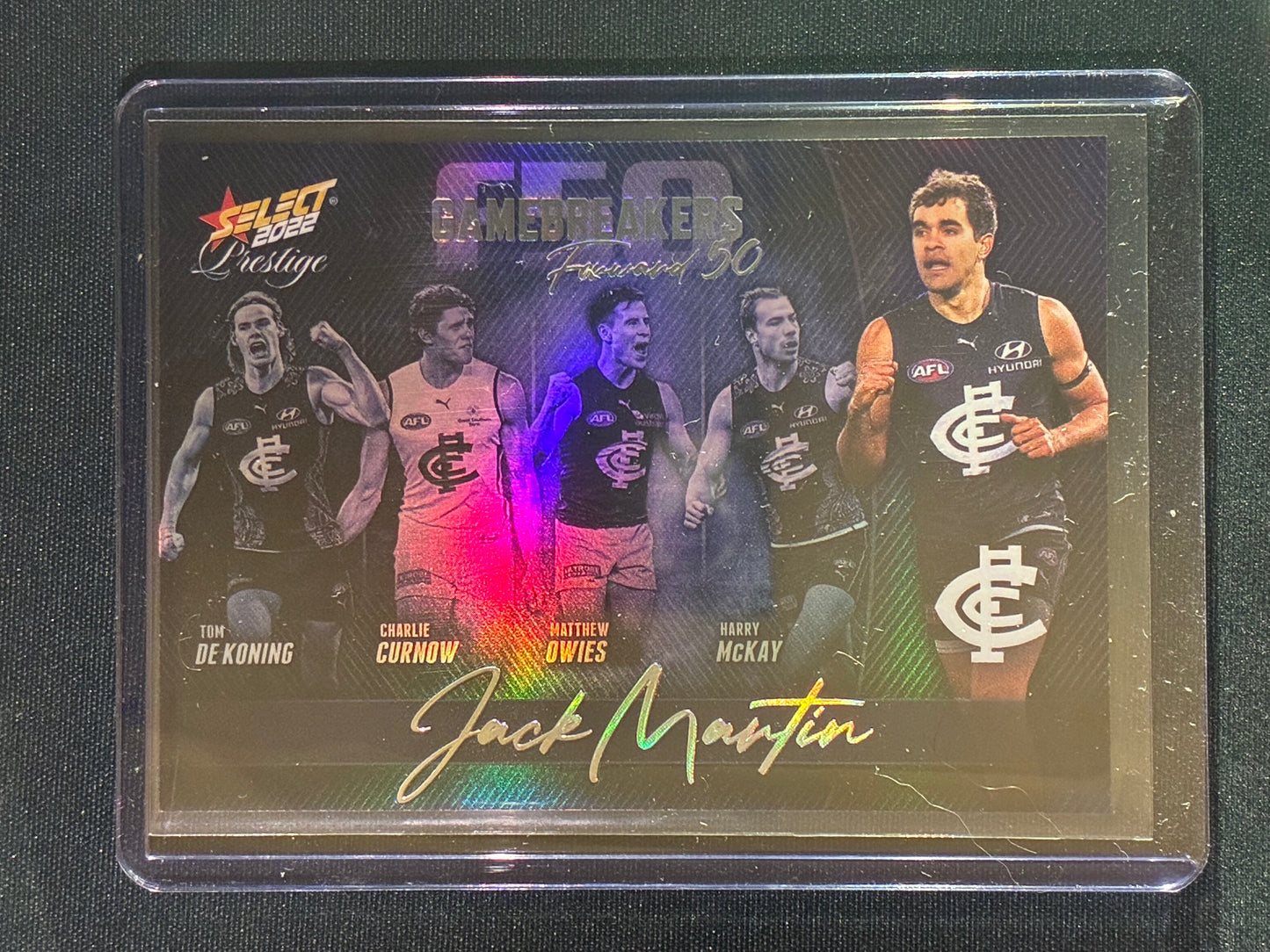 2022 Footy Stars Prestige JACK MARTIN Gamebreakers Forward 50 580/750