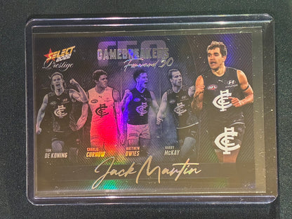 2022 Footy Stars Prestige JACK MARTIN Gamebreakers Forward 50 740/750