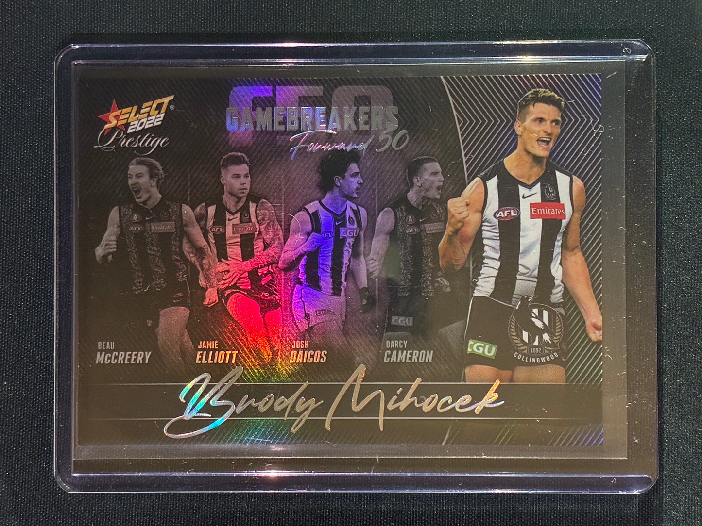 2022 Footy Stars Prestige BRODY MIHOCEK Gamebreakers Forward 50 199/750