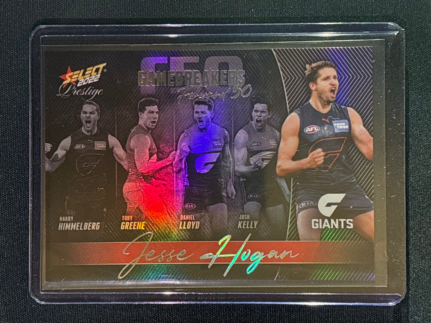 2022 Footy Stars Prestige JESSE HOGAN Gamebreakers Forward 50 446/750