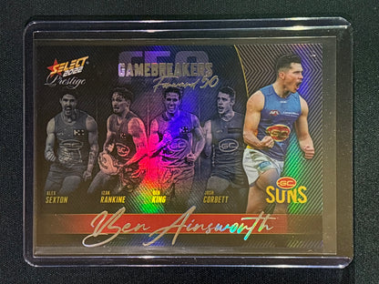 2022 Footy Stars Prestige BEN AINSWORTH Gamebreakers Forward 50 721/750