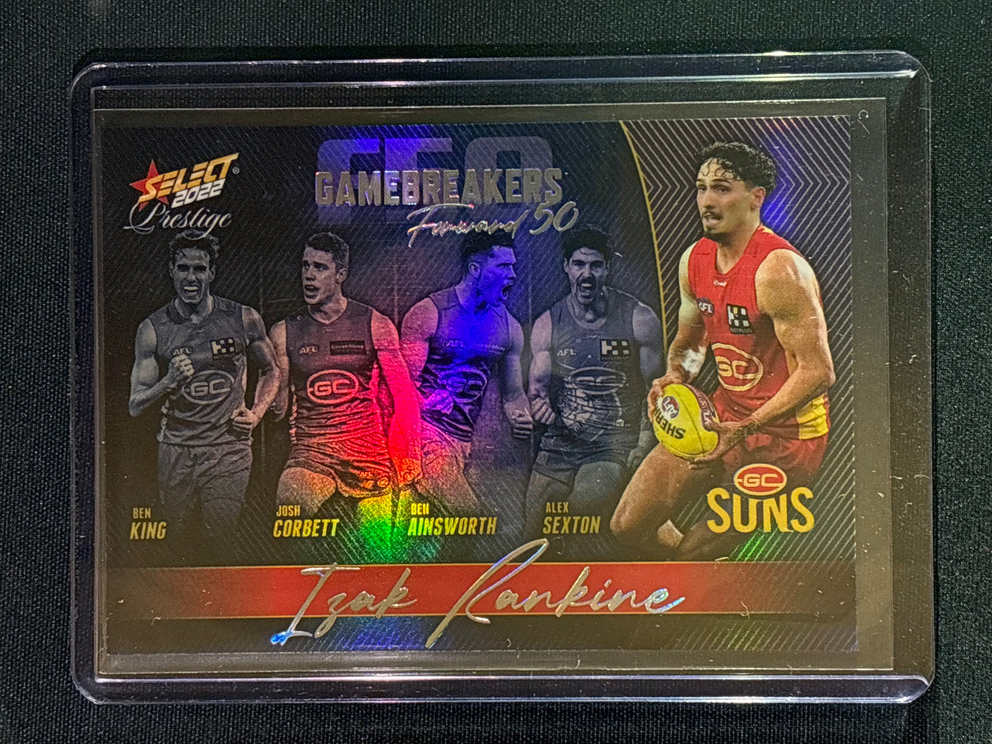 2022 Footy Stars Prestige ISAK RANKINE Gamebreakers Forward 50 408/750