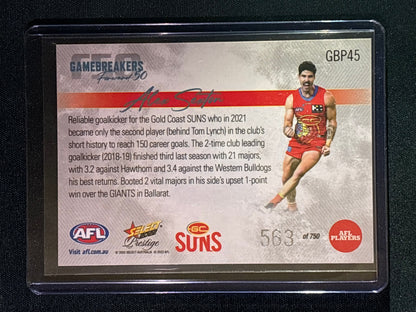 2022 Footy Stars Prestige ALEX SEXTON Gamebreakers Forward 50 563/750