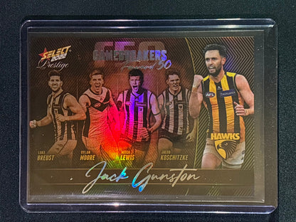 2022 Footy Stars Prestige JACK GUNSTON Gamebreakers Forward 50 709/750