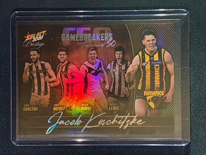 2022 Footy Stars Prestige JACOB KOSCHITZKE Gamebreakers Forward 50 529/750