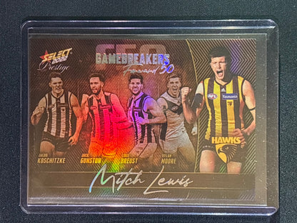 2022 Footy Stars Prestige MITCH LEWIS Gamebreakers Forward 50 678/750