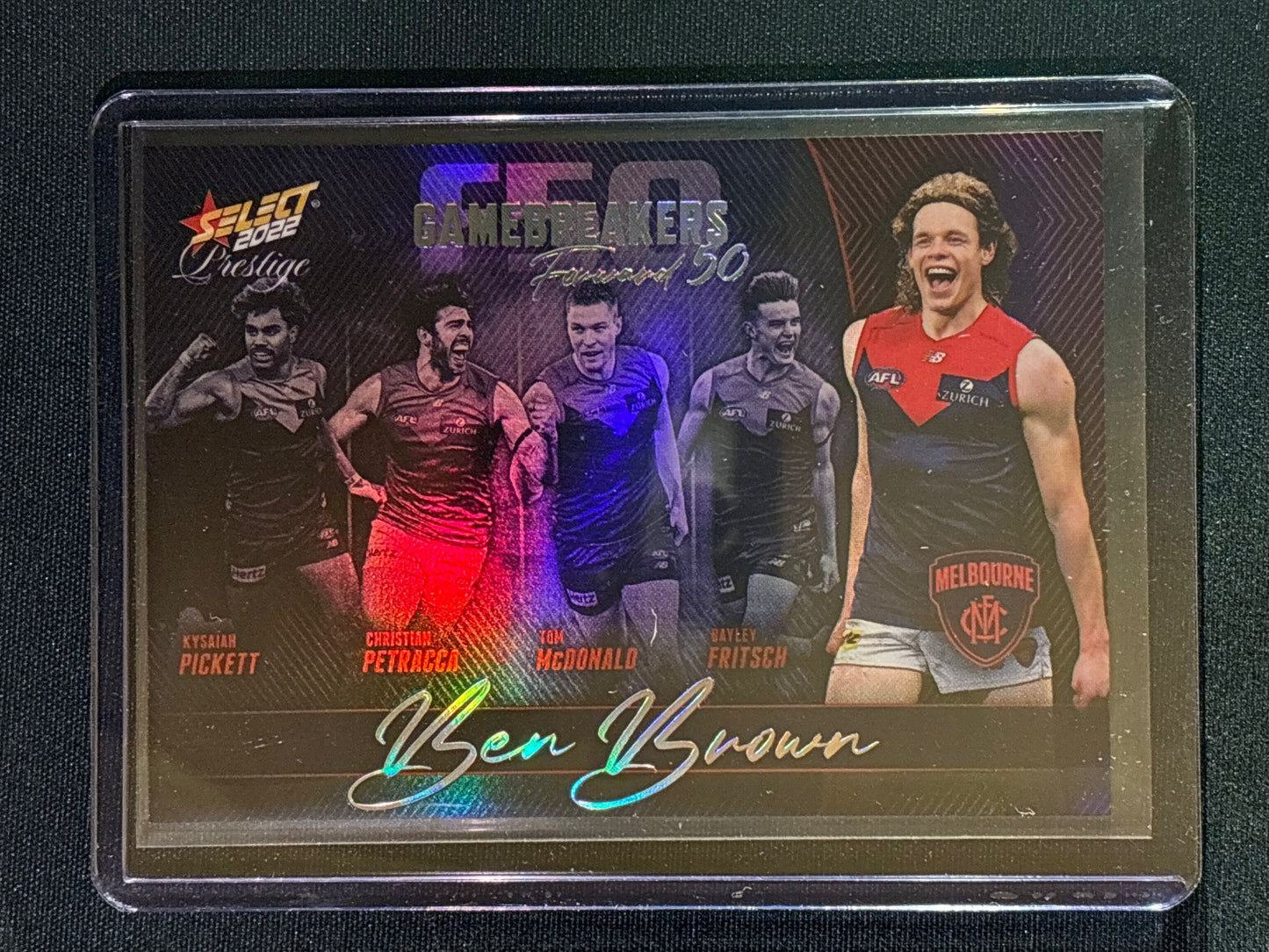 2022 Footy Stars Prestige BEN BROWN Gamebreakers Forward 50 533/750
