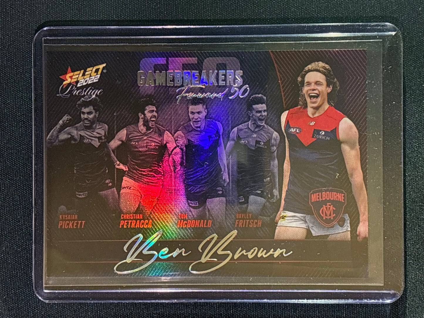 2022 Footy Stars Prestige BEN BROWN Gamebreakers Forward 50 485/750