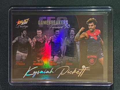 2022 Footy Stars Prestige KYSAIAH PICKETT Gamebreakers Forward 50 493/750