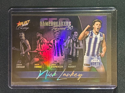 2022 Footy Stars Prestige NICK LARKEY Gamebreakers Forward 50 722/750