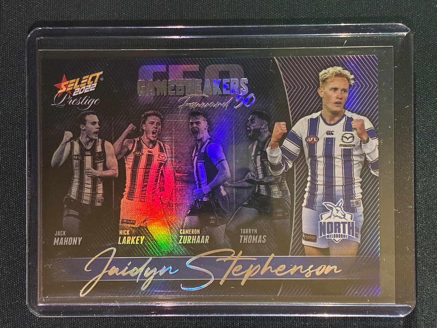 2022 Footy Stars Prestige JAIDYN STEPHENSON Gamebreakers Forward 50 389/750