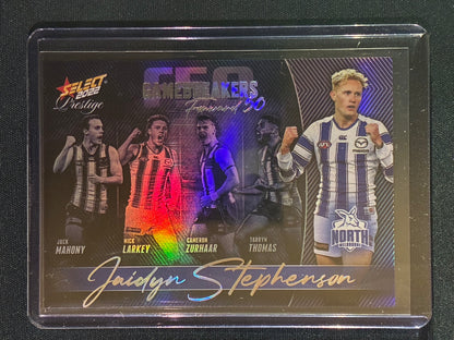 2022 Footy Stars Prestige JAIDYN STEPHENSON Gamebreakers Forward 50 389/750