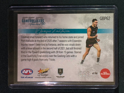 2022 Footy Stars Prestige ORAZIO FANTASIA Gamebreakers Forward 50 668/750