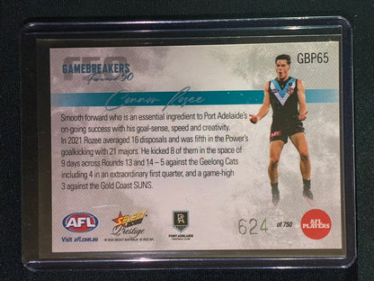 2022 Footy Stars Prestige CONNOR ROZEE Gamebreakers Forward 50 624/750