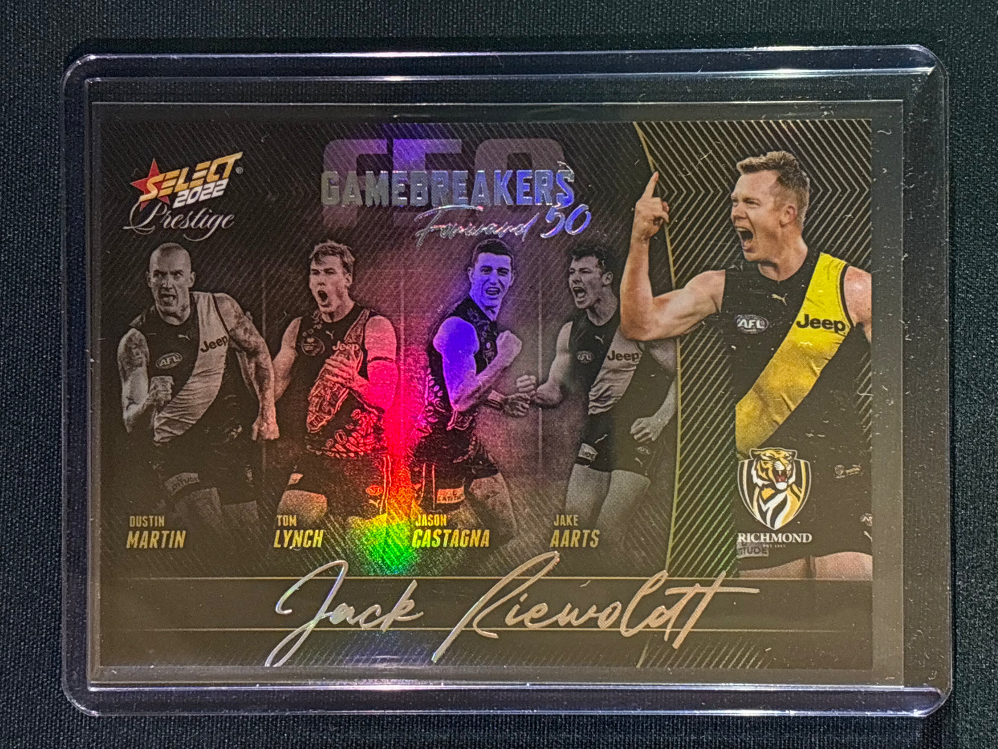 2022 Footy Stars Prestige JACK RIEWOLDT Gamebreakers Forward 50 723/750