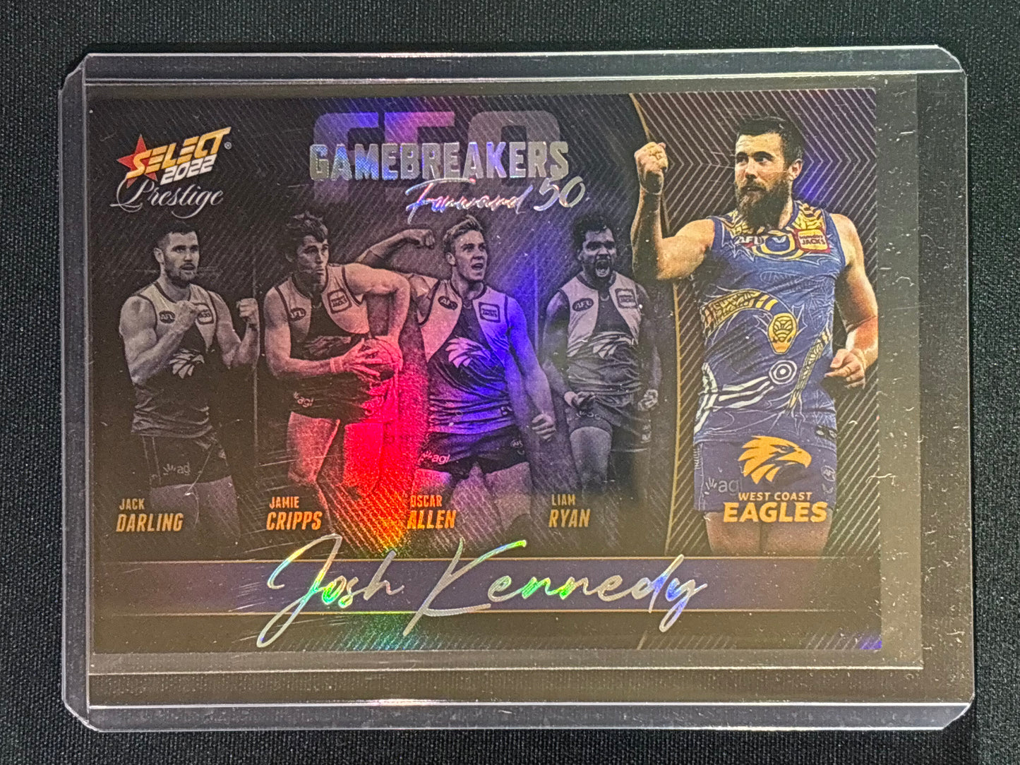 2022 Footy Stars Prestige JOSH KENNEDY Gamebreakers Forward 50 399/750