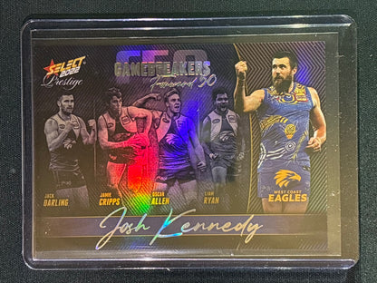 2022 Footy Stars Prestige JOSH KENNEDY Gamebreakers Forward 50 541/750