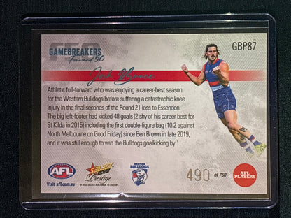 2022 Footy Stars Prestige JOSH BRUCE Gamebreakers Forward 50 490/750