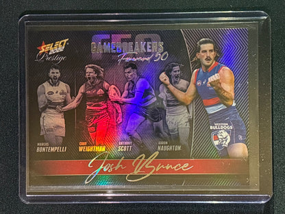 2022 Footy Stars Prestige JOSH BRUCE Gamebreakers Forward 50 571/750