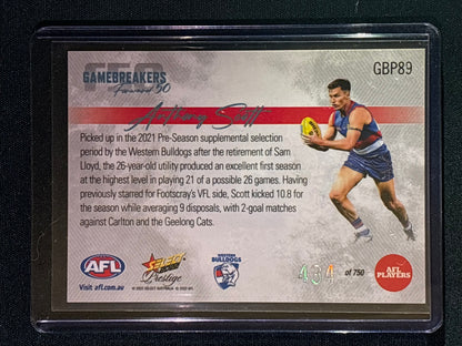 2022 Footy Stars Prestige ANTHONY SCOTT Gamebreakers Forward 50 434/750