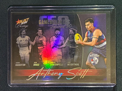 2022 Footy Stars Prestige ANTHONY SCOTT Gamebreakers Forward 50 61/750