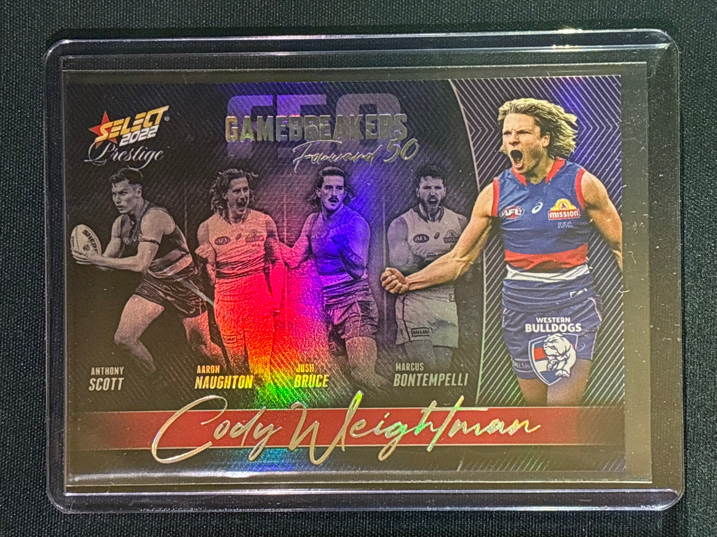2022 Footy Stars Prestige CODY WEIGHTMAN Gamebreakers Forward 50 379/750
