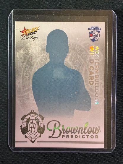 2020 Footy Stars Prestige BULLDOGS WILD CARD Brownlow Predictor Platinum 39/60