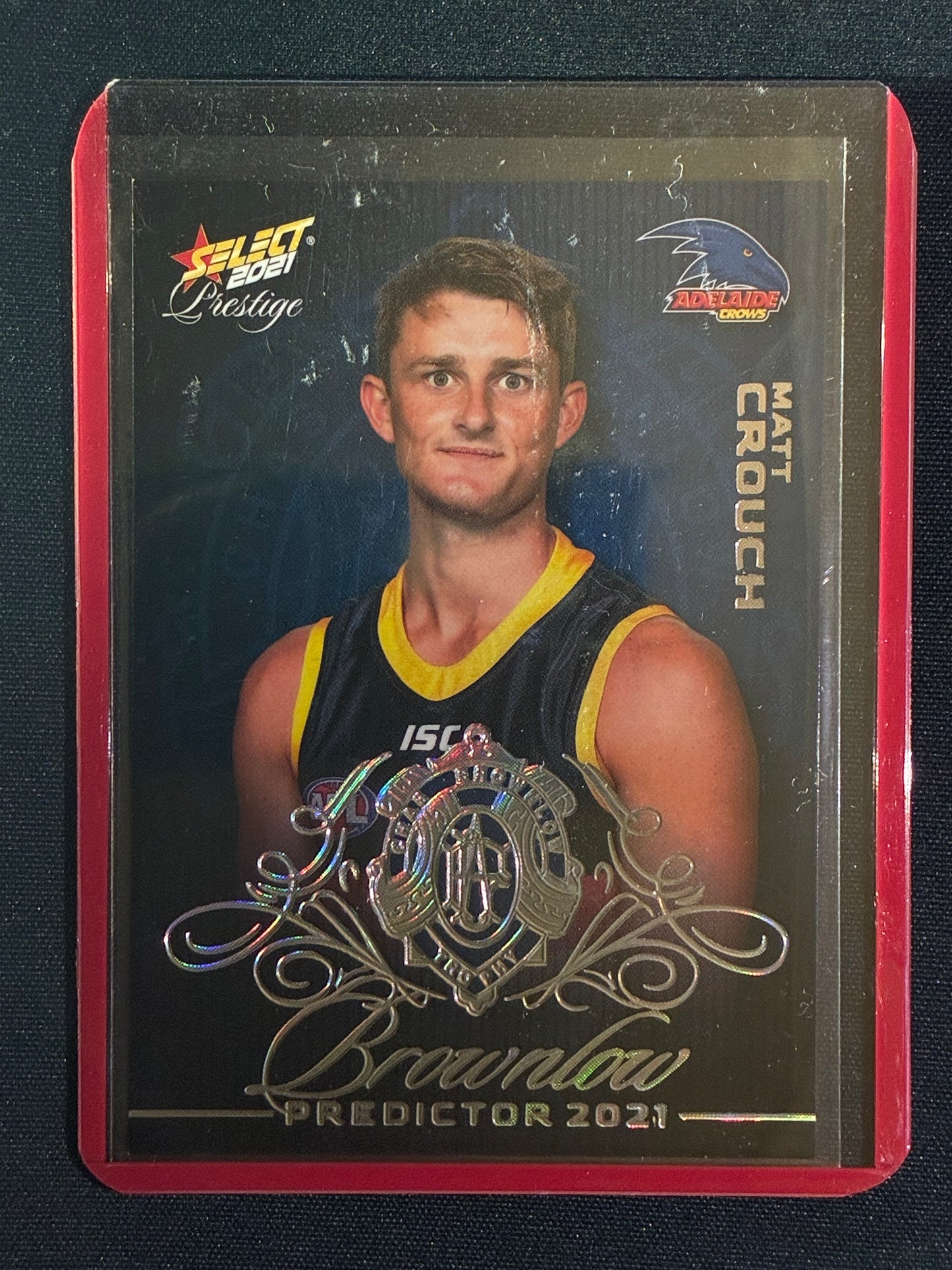 2021 Footy Stars Prestige MATT CROUCH Brownlow Predictor Platinum 45/60