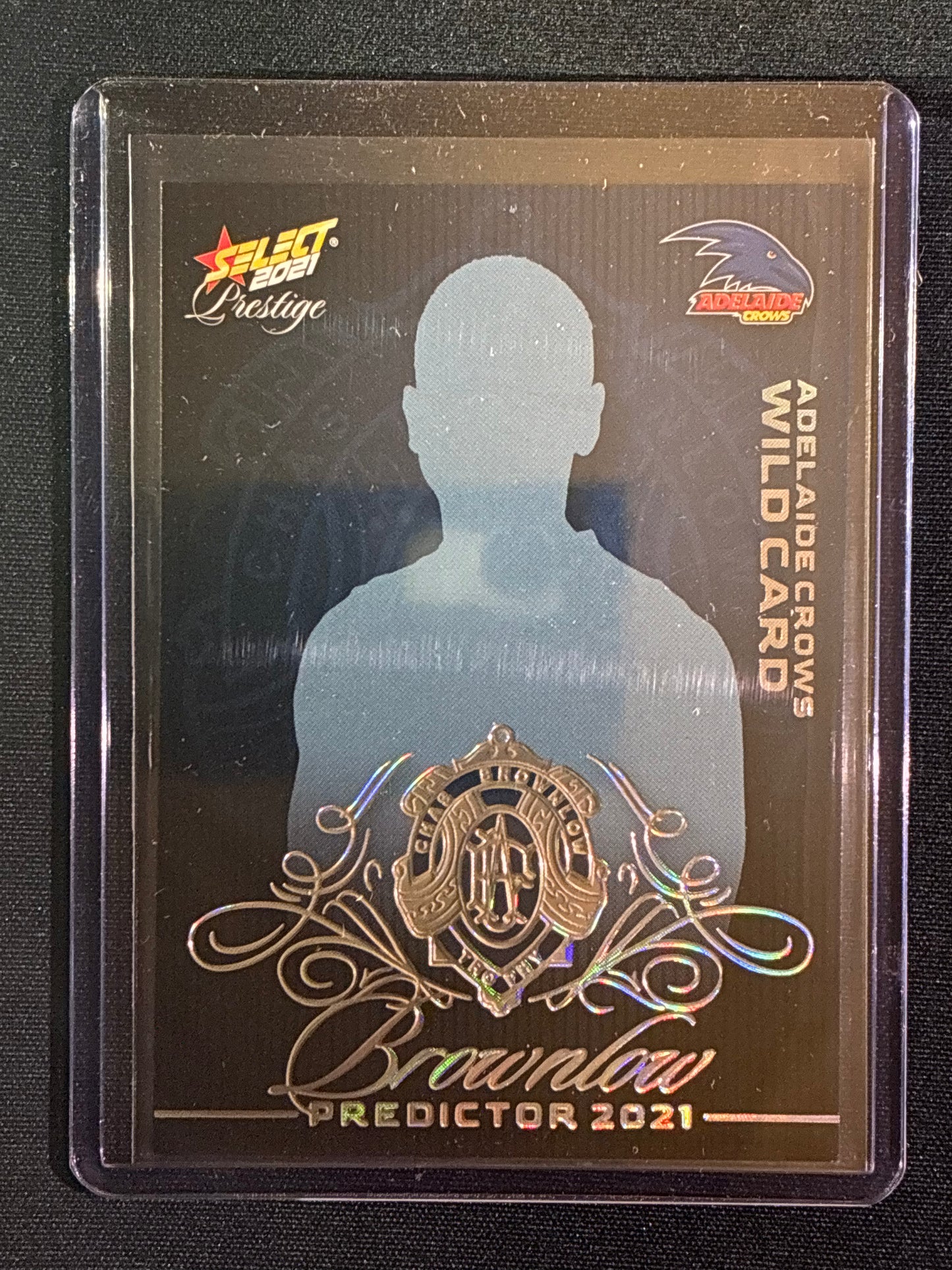 2021 Footy Stars Prestige CROWS WILD CARD Brownlow Predictor Platinum 42/60