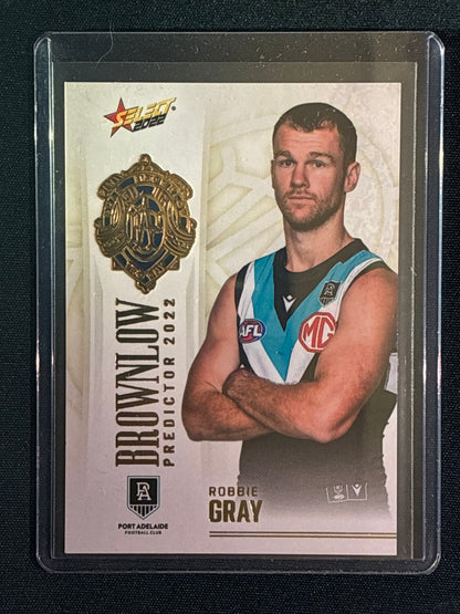 2022 Footy Stars ROBBIE GRAY Brownlow Predictor Gold 22/185