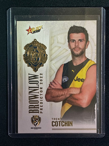2022 Footy Stars TRENT COTCHIN Brownlow Predictor Gold 41/185