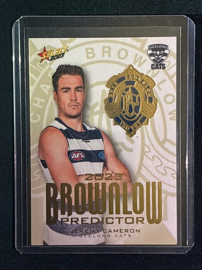 2023 Footy Stars JEREMY CAMERON Brownlow Predictor Gold 242/260