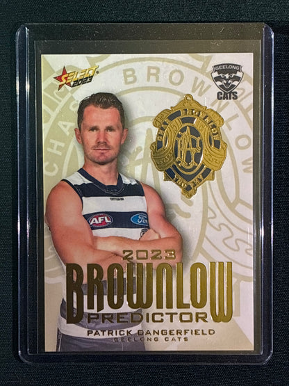 2023 Footy Stars PATRICK DANGERFIELD Brownlow Predictor Gold 84/260