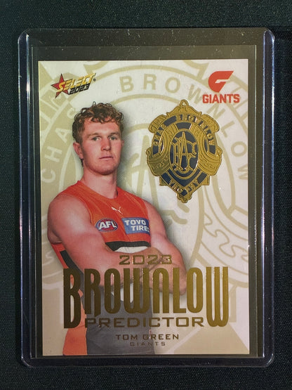 2023 Footy Stars TOM GREEN Brownlow Predictor Gold 12/260 1/1