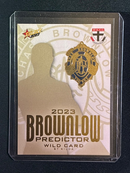 2023 Footy Stars ST. KILDA WILD CARD Brownlow Predictor Gold 173/260