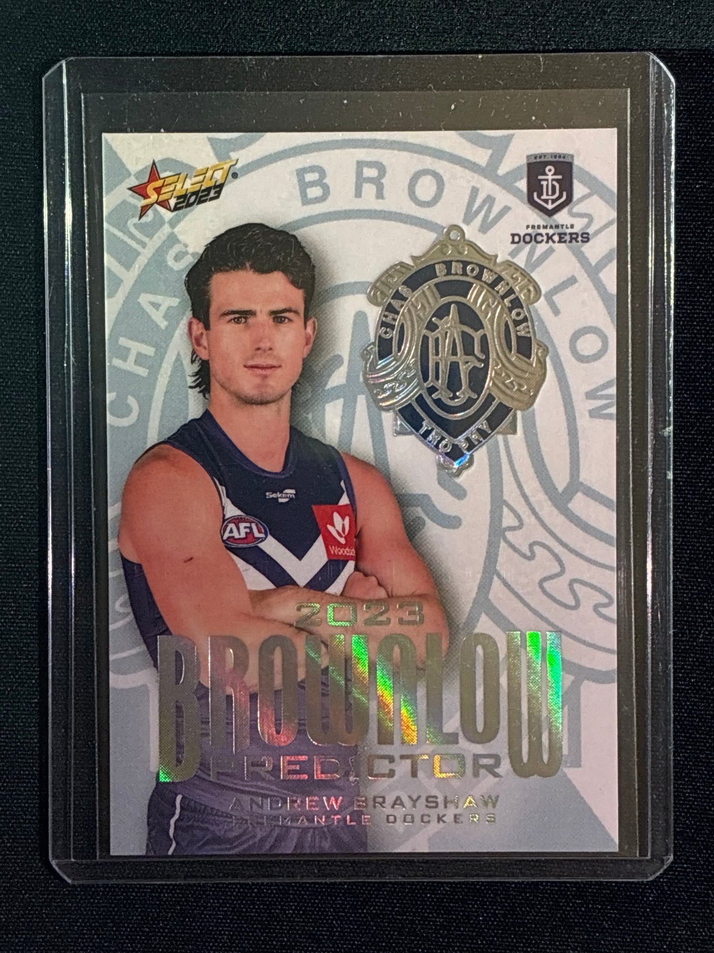 2023 Footy Stars ANDREW BRAYSHAW Brownlow Predictor Platinum 57/60