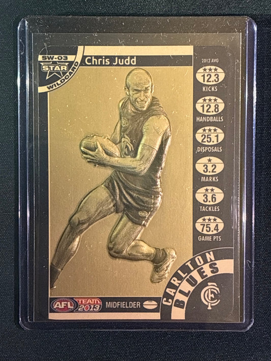 2013 Team Coach CHRIS JUDD Star Wildcard Gold Teamcoach #3