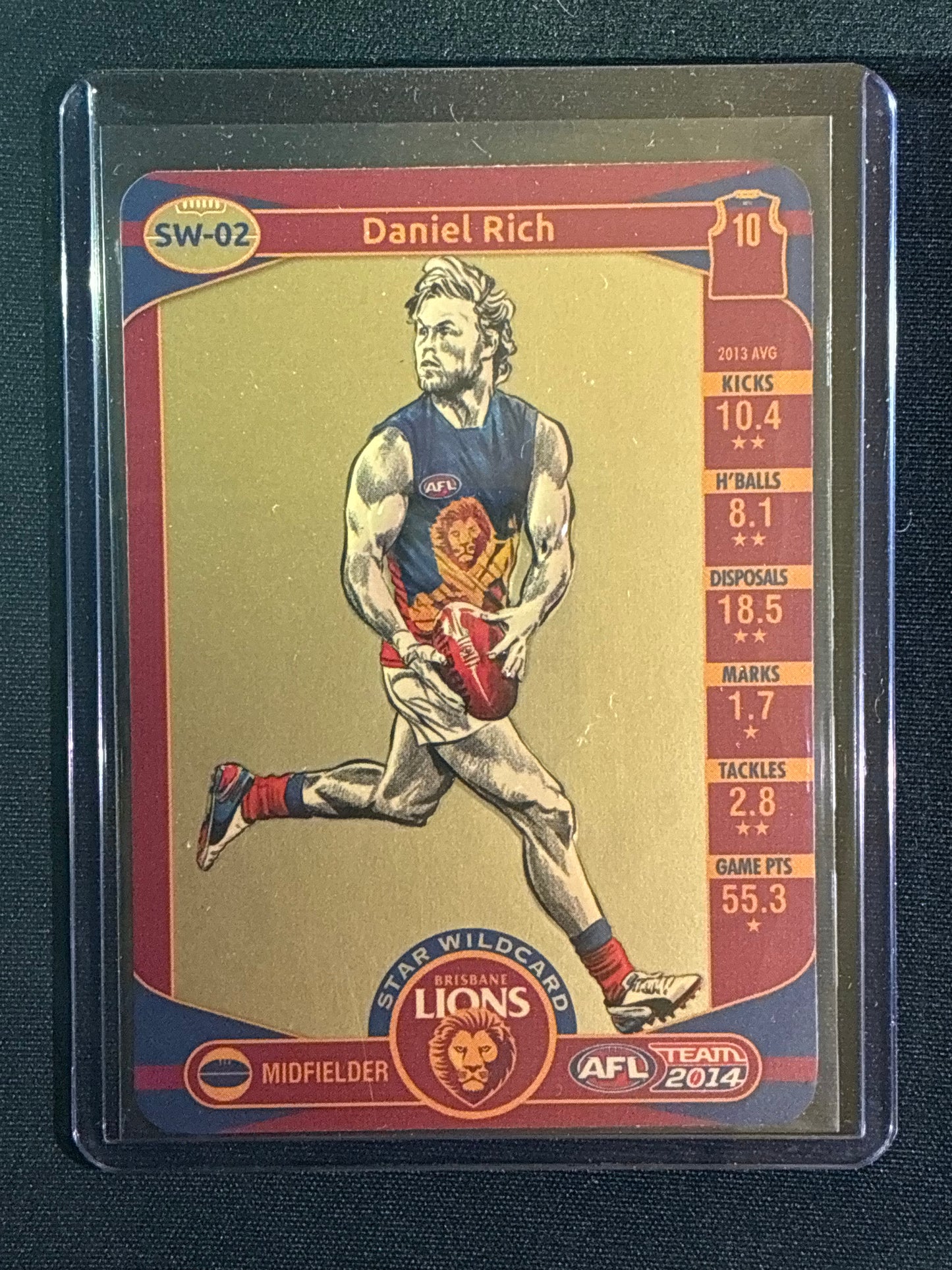 2014 Team Coach DANIEL RICH Star Wildcard Gold Teamcoach #2