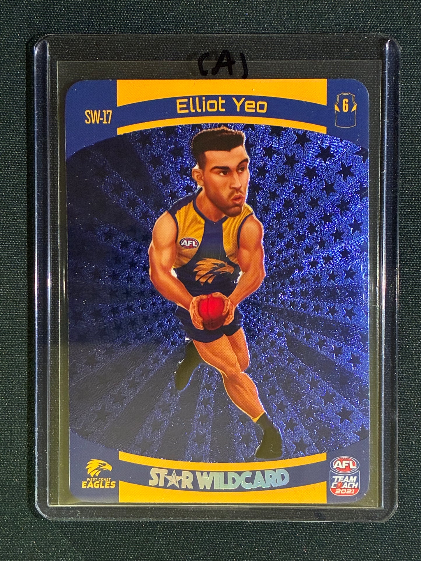 2021 Team Coach ELLIOT YEO Star Wildcard Teamcoach #17 (A)
