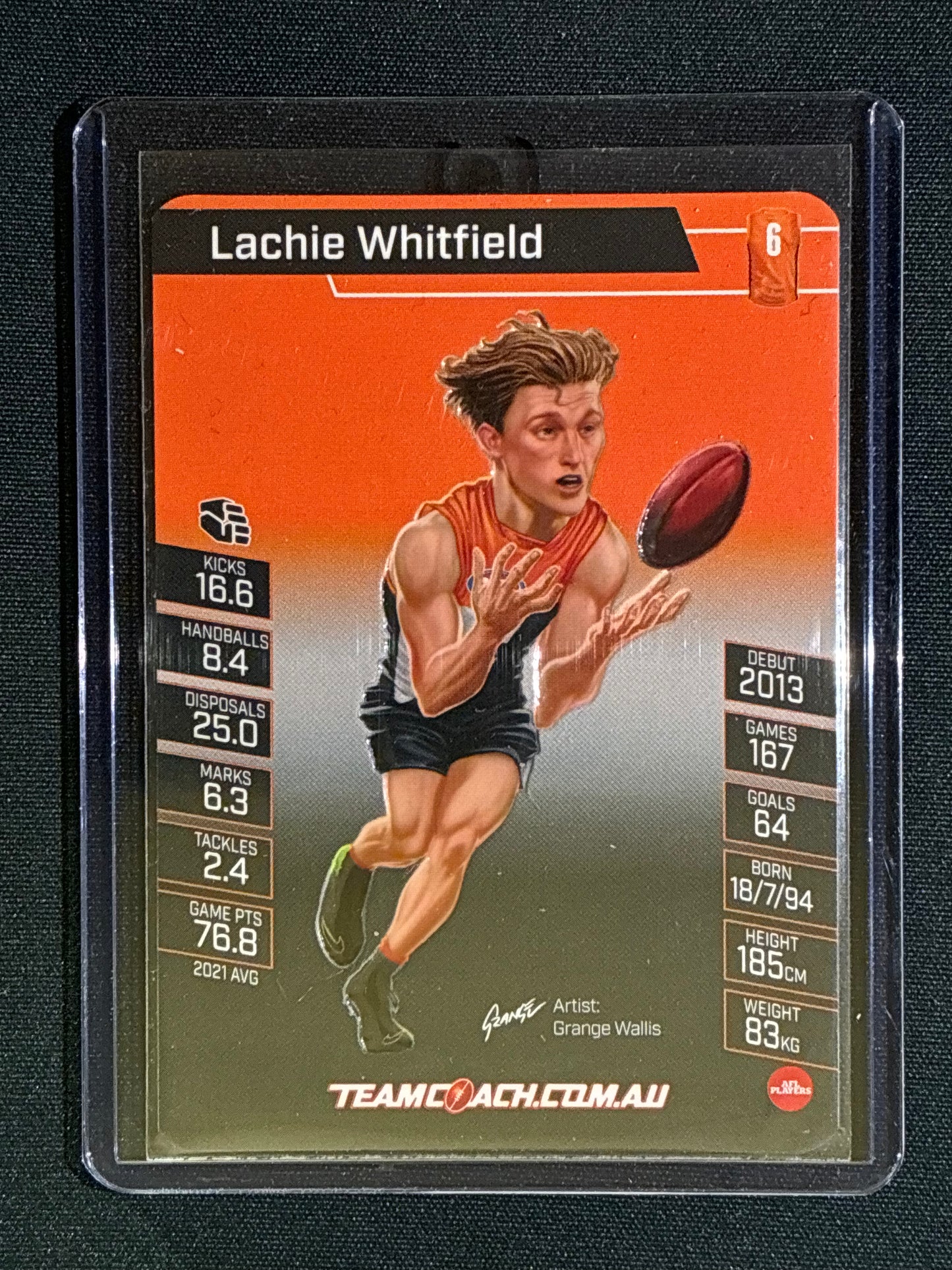2022 Team Coach LACHIE WHITFIELD Star Wildcard Teamcoach #9 (A)